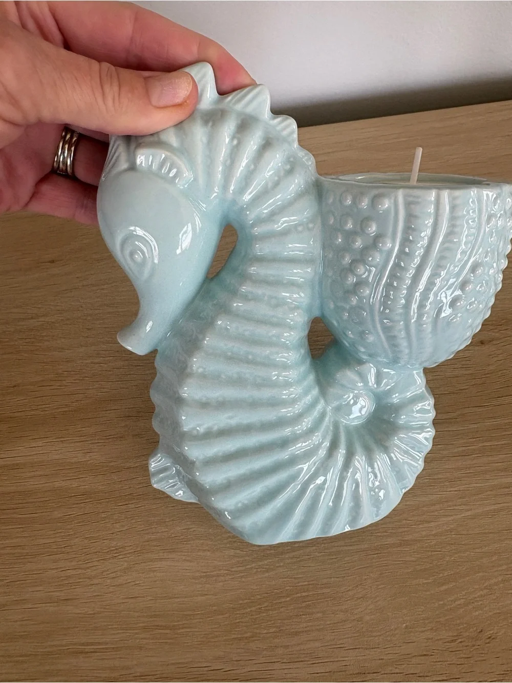SEAHORSE Ceramic Candle Holder